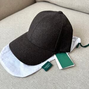 Varsity Headwear Virgin Wool Walnut Brown Baseball Cap Medium NEW 6 Panel Hat